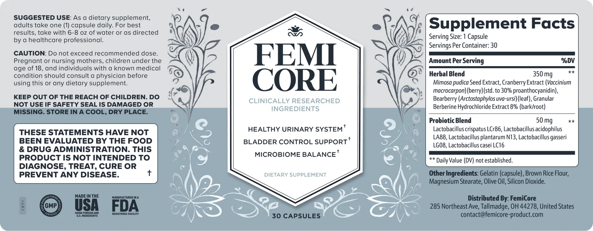 FemiCore bonus materials